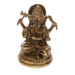 BRASS STATUE - Ganesha 15cm