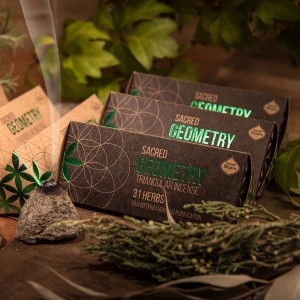 Sacred Geometry Incense - 31 Herbs 4 Triangles