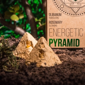 Energetic Pyramids - Frankincense and Rosemary 4pcs