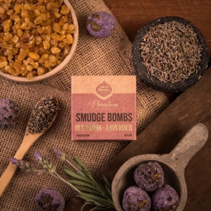 Smudge Bomb Premium - Frankincense and Lavender 8pcs