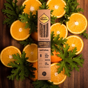 Natural Incense - Citronella with Orange 8 Sticks