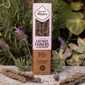 Herb Incense - Lavender Flowers and Olibanum 9 Sticks