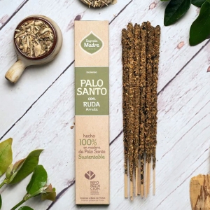Natural Incense - Palo Santo and Rue 8 Sticks