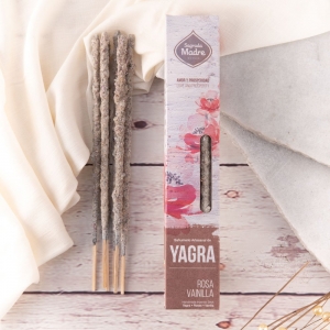 Natural Incense - Yagra, Rose and Vanilla 8 Sticks