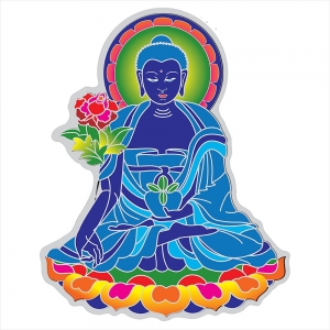 SUNCATCHER - Blue Medicine Buddha
