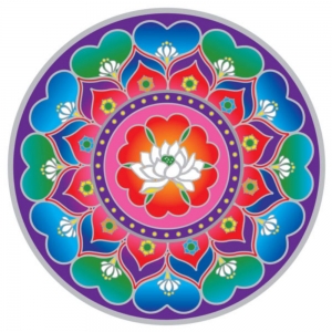 SUNSEAL - Lotus Heart Mandala 14cm