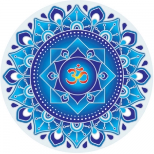 SUNSEAL - Blue Om Mandala 14cm