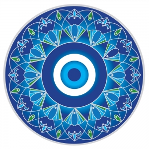SUNSEAL - Blue Eye Mandala 14cm