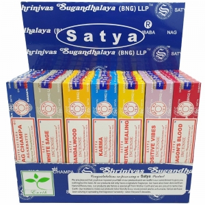DISPLAY - Satya EARTH Incense Assorted 15gms (42pk)