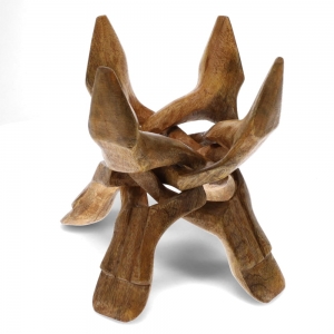 WOODEN STAND - 4 Legs 30cm