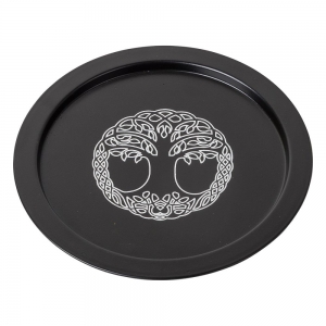 40% OFF - OFFERING PLATE - Tree of Life Black 22cm