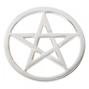 ALTAR PLATE - Pentagram Silver 7.5cm