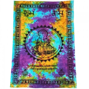 TAPESTRY - Ganesh Mantra Tie Dye 177cmX269cm