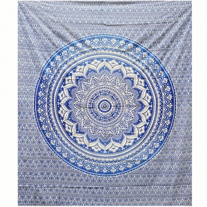 TAPESTRY - Mandala Blue 210cm x 235cm