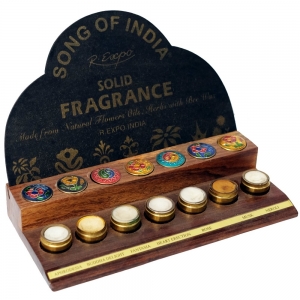 50% OFF - SOI Solid Perfume in Brass Tin 4gms DISPLAY (7 Frag)