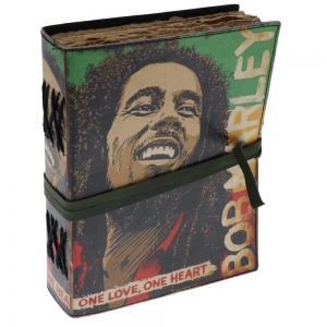LEATHER JOURNAL - Bob Marley 15cm x 20cm