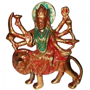 Ma Durga Statue 12x14cm