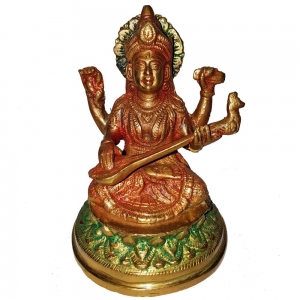 Ma Saraswati Statue 9x7x15cm